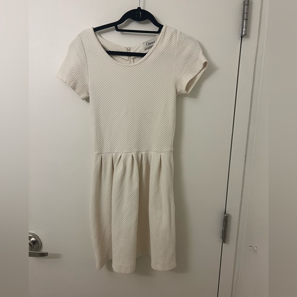 Ganni white mini dress, great for early fall looks. Size S. Worn a few times. - Picture 1 of 4